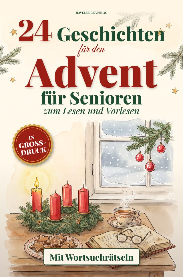 Cover: 24 Geschichten für den Advent, für Senioren
