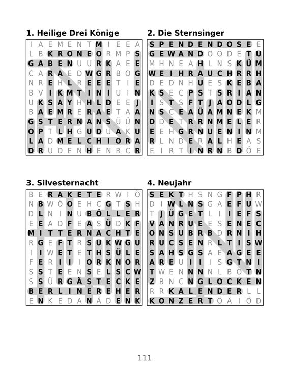 Buchseite 111: Lösungen