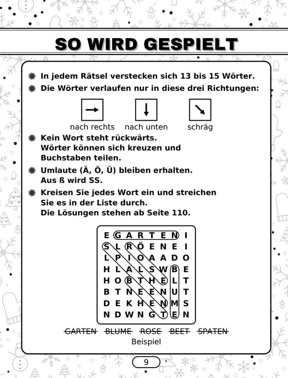 Buchseite 9: So wird gespielt